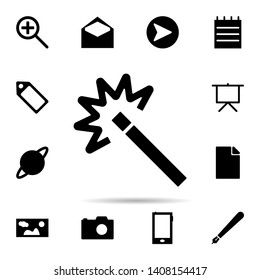 Magic wand icon. Universal set of web for website design and development, app development
