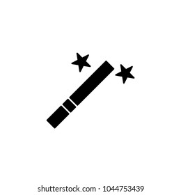 Magic wand icon vector