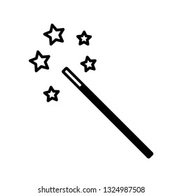 magic wand icon vector