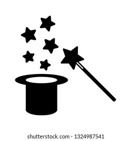 magic wand icon vector