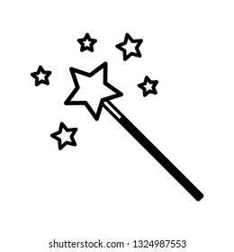 magic wand icon vector