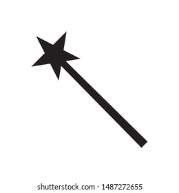 magic wand icon vector design template