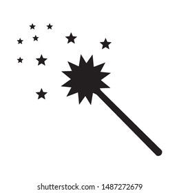 magic wand icon vector design template