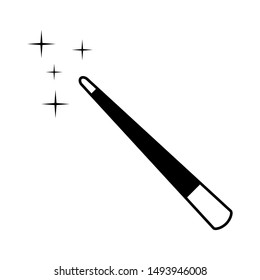 Magic wand icon vector design template