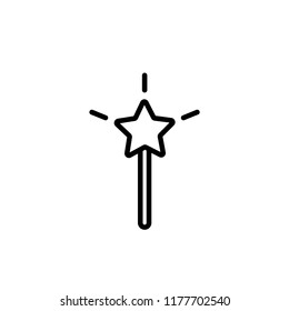 Magic wand icon vector illustration