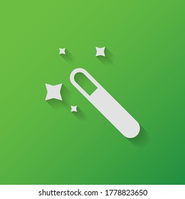 Magic wand icon. Vector illustration EPS 10.