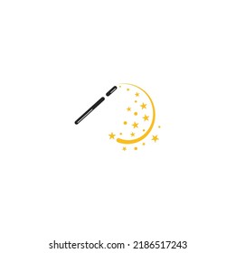 magic wand icon vector illustration