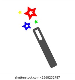 magic wand icon vector illustration symbol