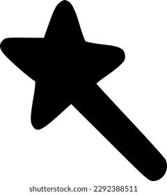 magic wand icon vector symbol design illustration