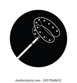 Magic wand icon vector symbol design
