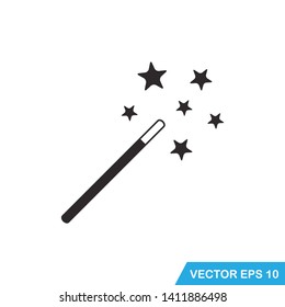 magic wand icon vector template