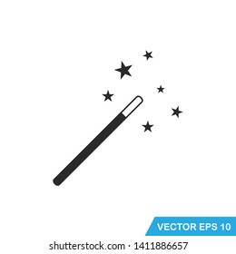 magic wand icon vector template