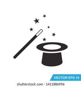 magic wand icon vector template