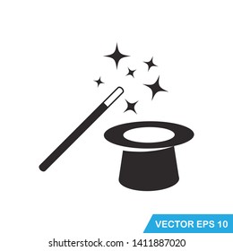 magic wand icon vector template