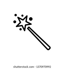 Magic wand icon vector templates