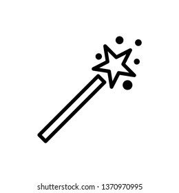 Magic wand icon vector templates