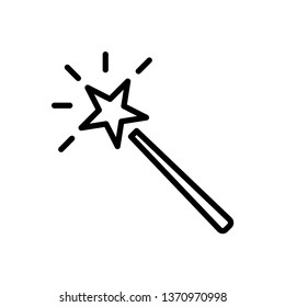 Magic wand icon vector templates