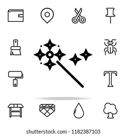 Magic wand icon. web icons universal set for web and mobile on white background