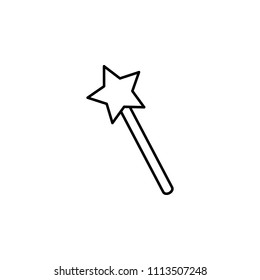 Magic Wand Line Icon