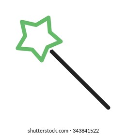Magic, wand, magician icon vector image. Can also be used for objects. Suitable for web apps, mobile apps and print media.