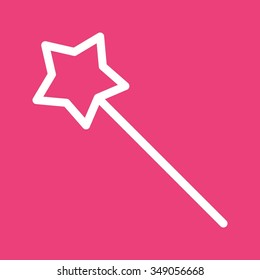 Magic, wand, magician icon vector image. Can also be used for objects. Suitable for web apps, mobile apps and print media.