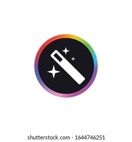 Magic Wand - Modern Button Icon