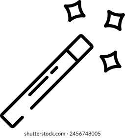 Magic Wand outline icon vector illustration