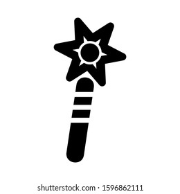 magic wand selection icon isolated sign symbol vector illustration - high quality black style vector icons
