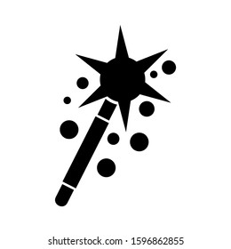 magic wand selection icon isolated sign symbol vector illustration - high quality black style vector icons
