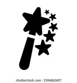 magic wand selection icon isolated sign symbol vector illustration - high quality black style vector icons
