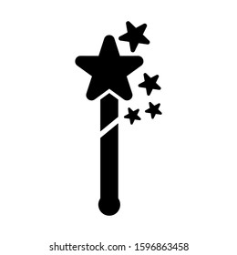 magic wand selection icon isolated sign symbol vector illustration - high quality black style vector icons
