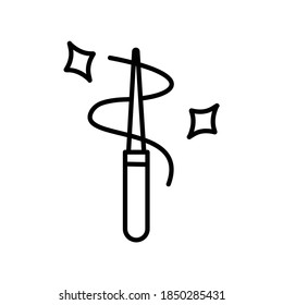 Magic Wand simple line icon