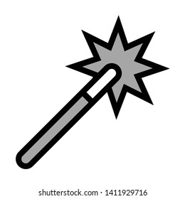 magic wand stick icon vector