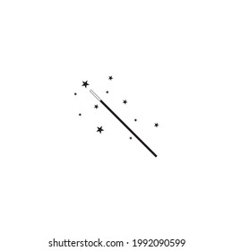 magic wand stick icon vector illustration template design