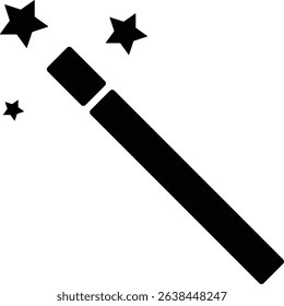 Magic Wand Symbol Icon Vector