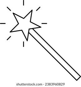 Magic wand tool, Graphic Design icon