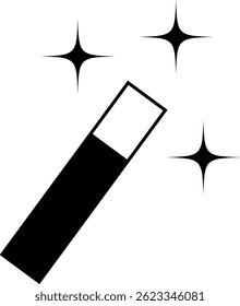 Diseño de icono de herramienta de varita mágica