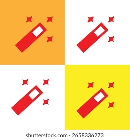 Magia wand ferramenta ícone design para o seu site