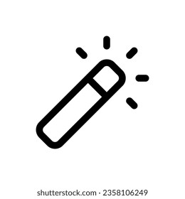Magic Wand Tool icon in trendy flat style isolated on white background. Magic Wand Tool silhouette symbol for your website design, logo, app, UI. Vector illustration, EPS10.
