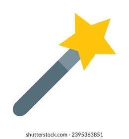 Magic Wand Vector Flat Icon For Personal And Commercial Use.

