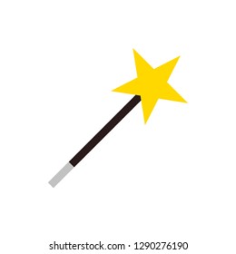 Magic wand vector icon