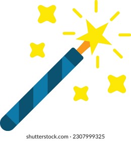 Magic Wand vector icon. Can be used for printing, mobile and web applications.
