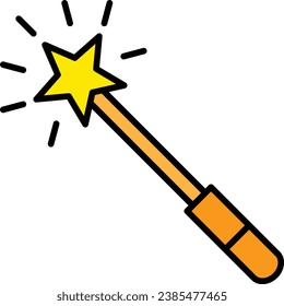 Magic Wand vector icon. Can be used for printing, mobile and web applications.