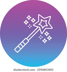 Magic Wand vector icon. Can be used for printing, mobile and web applications.