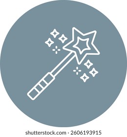 Magic Wand vector icon. Can be used for printing, mobile and web applications.