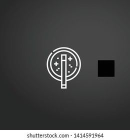 Magic Wand vector icon. Magic Wand concept stroke symbol design. Thin graphic elements vector illustration, outline pattern for your web site design, logo, UI. EPS 10.