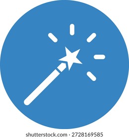 Magic wand Vector Icon Design Illustration