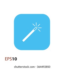 Magic wand vector icon for web and mobile