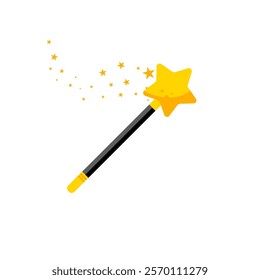 Magic wand - vector illustration