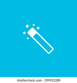 Magic wand vector outline icon